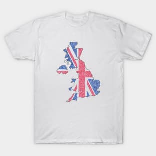 UK Flag Map T-Shirt